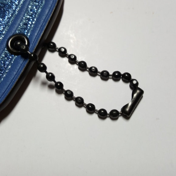 COACH X KEITH HARING SPARKLY BLUE BOOM BOX HANGTAG- NWOT - Picture 5 of 7